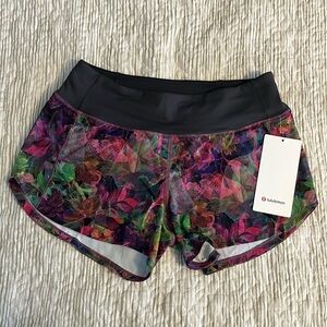 NWT lululemon speed up shorts